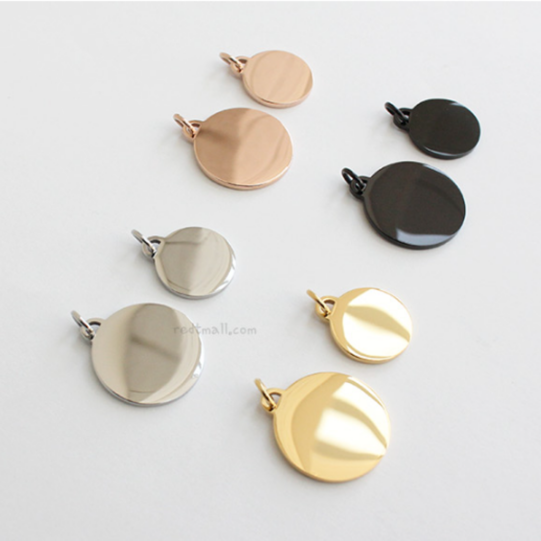 [Metal] Loop Circle Pendant [2 type/ 1 set-10ea]