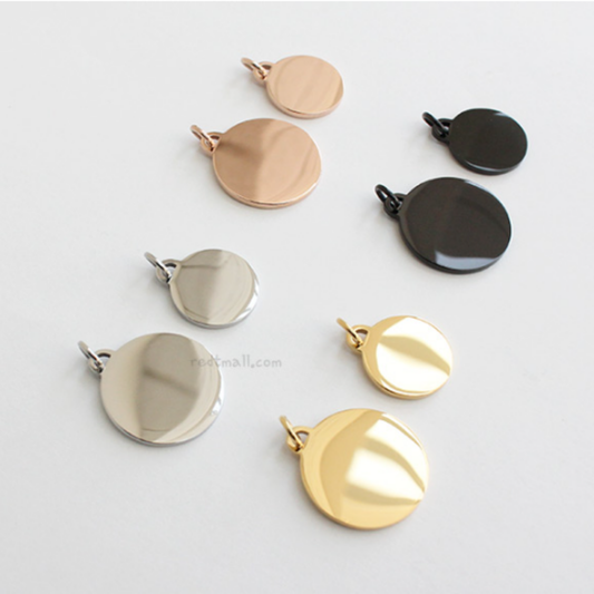 [Metal] Loop Circle Pendant [2 type/ 1 set-10ea]