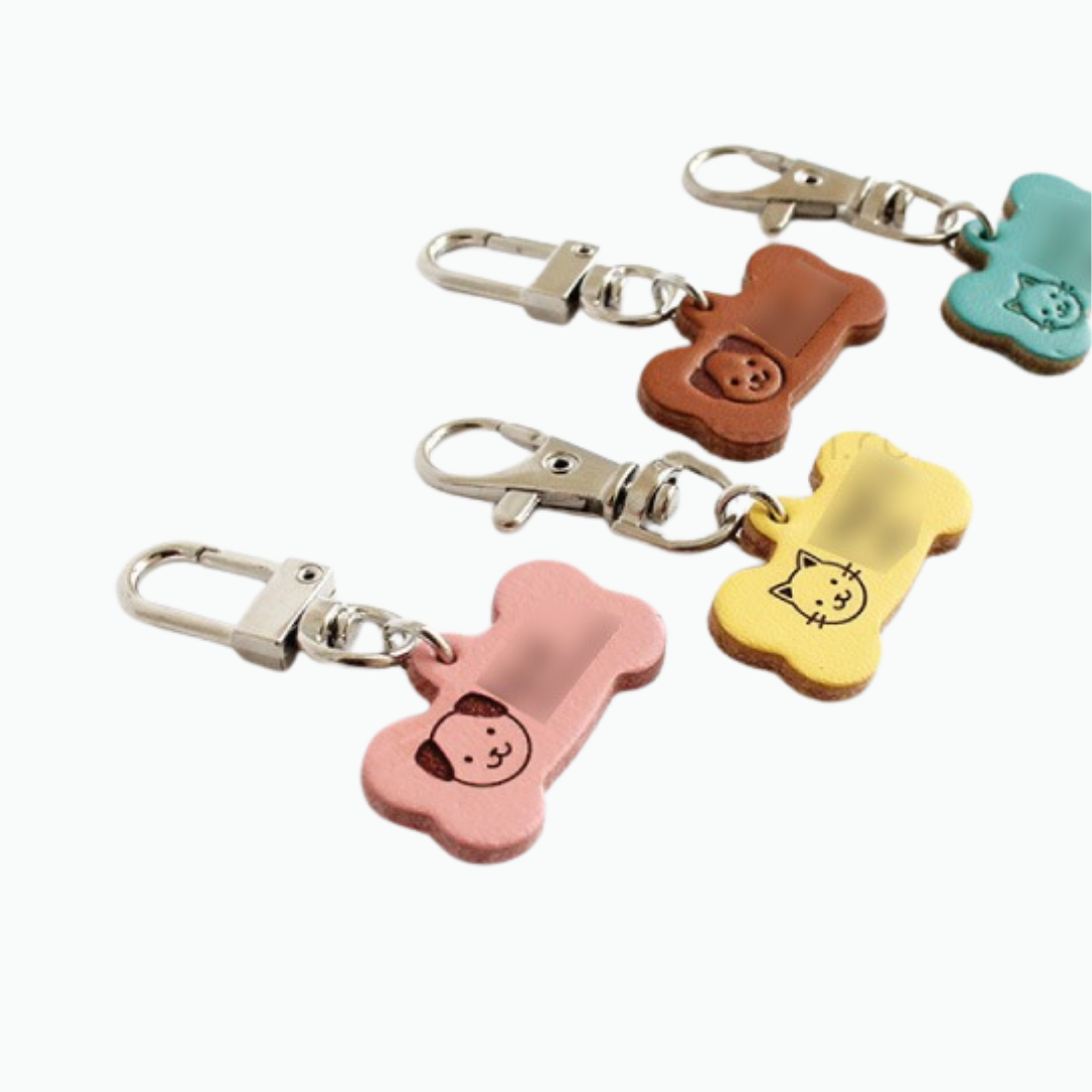 [Leather Pendant] Bone shaped [1 set-10ea]