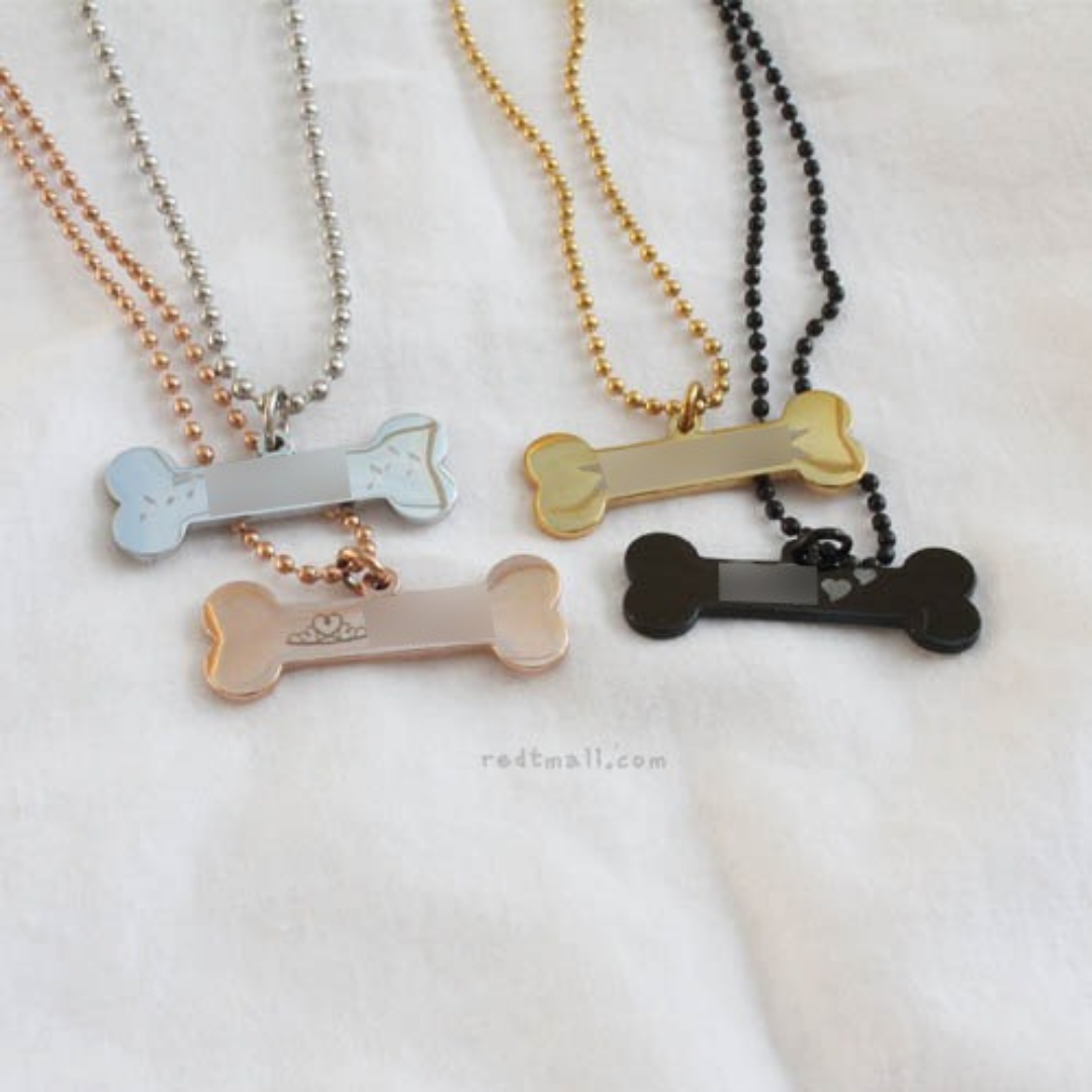 [Surgical Steel] BoneGum Pet Tag [1 set-10ea]