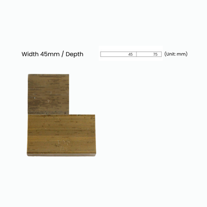 [Brass Mold] Width 45mm / Depth 45,75 / Thickness: 25 (unit:mm) (2ea)